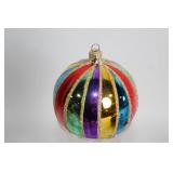 Set of 9 Assorted Glass Christmas Ornaments