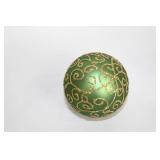 Set of 9 Assorted Glass Christmas Ornaments