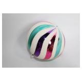 Set of 9 Assorted Glass Christmas Ornaments