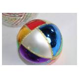 Set of 9 Assorted Glass Christmas Ornaments