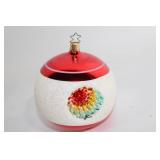 Collection of 8 Vintage Glass Christmas Ornaments with Glitter