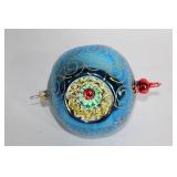 Set of 7 Assorted Vintage Glass Christmas Ornaments