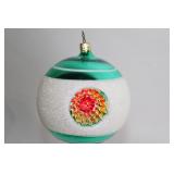 Set of 7 Assorted Vintage Glass Christmas Ornaments