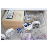 Plastic Craft Storage Drawer with Assorted Bead and Craft Supplies