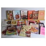 Collection of 20 Cookbooks by Martha Stewart and Betty Crocker