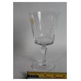 Set of Vintage Glass Serving Bowls and Dessert Plates