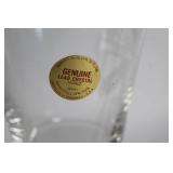 Set of Vintage Glass Serving Bowls and Dessert Plates