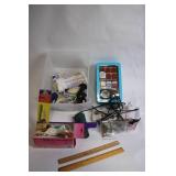 Large Collection of Crafting Supplies and Tools