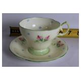 Set of 4 Vintage Floral Teacup and Saucer Sets