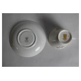 Set of 4 Vintage Floral Teacup and Saucer Sets