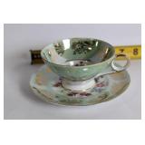 Set of 4 Vintage Floral Teacup and Saucer Sets