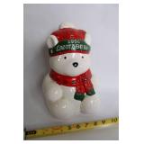 Vintage Holiday Collection with Santa Bear Cookie Jar and Christmas Decorations
