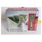 Vintage Holiday Collection with Santa Bear Cookie Jar and Christmas Decorations