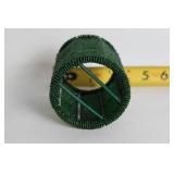 Lot of 4 Decorative Glass and Metal Candle Holders