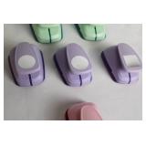 Set of 7 Decorative Craft Punches with Various Designs