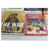 Collection of 13 Cookbooks and Historical Books