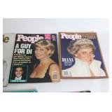 Collection of 6 People Magazines Featuring Princess Diana