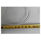 Collection of 5 Glass Baking and Pie Dishes including Pyrex and Anchor