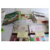 Assorted Scrapbooking Paper Pads and Sheets Collection
