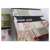 Assorted Scrapbooking Paper Pads and Sheets Collection