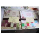 Assorted Scrapbooking Paper Pads and Sheets Collection