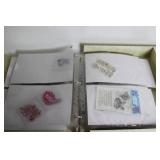 Comprehensive Set of Rubber Stamps and Ink Pads with Storage Binder