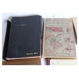 Collection of 14 Vintage Hardcover Books and Bibles