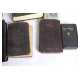 Collection of 14 Vintage Hardcover Books and Bibles