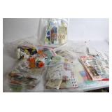 Large Collection of Assorted Crafting Supplies and Stickers