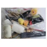 Large Collection of Assorted Crafting Supplies and Stickers