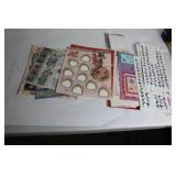 Large Collection of Assorted Crafting Supplies and Stickers