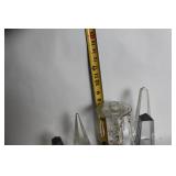 Collection of 10 Crystal and Glass Decor Pieces