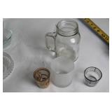 Collection of Vintage and Modern Glassware Assortment