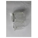 Set of 23 Assorted Vintage Glass Cups with Serving Ladle