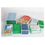 Assorted Card Games and Math Flashcards Set