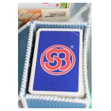 Assorted Card Games and Math Flashcards Set