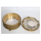 Collection of Vintage Halloween Decor and Metal Stand