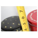 Vintage Galvanized Milk Can, Wooden Tray, and Assorted Tin Cans Set