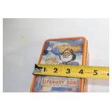 Vintage Galvanized Milk Can, Wooden Tray, and Assorted Tin Cans Set