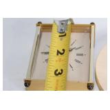 Assorted Home Decor with Clock, Birdhouse, and Rustic Angel