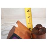 Assorted Home Decor with Clock, Birdhouse, and Rustic Angel