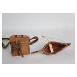 Miniature Birch Bark Canoe and Backpack Set