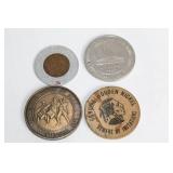 Collection of 11 Commemorative and Novelty Coins in Altoids Tin