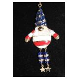 Group of 3 Unique Costume Jewelry Necklaces and Owl Figurine