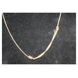 Group of 3 Unique Costume Jewelry Necklaces and Owl Figurine