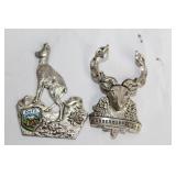 Collection of 8 Vintage Souvenir Badges from Austria