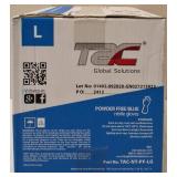 GLOBAL SOLUTIONS | TAC BRAND- POWDER Free Blue Gloves (10 Boxes)– SIZE L