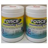 Force 2 | (2) Pack 2XL Force2 | Cleaning Disinfectant Wipes