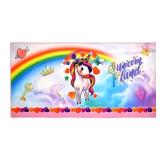 Unicorn Vaultz Locking Supply Box, Drawing Pencils, (2) Interchangeable Pen sets & Unicorn Towel (View Photos