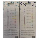 Unicorn Vaultz Locking Supply Box, Drawing Pencils, (2) Interchangeable Pen sets & Unicorn Towel (View Photos